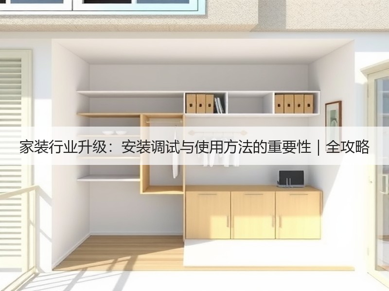 家装行业升级：安装调试与使用方法的重要性｜全攻略