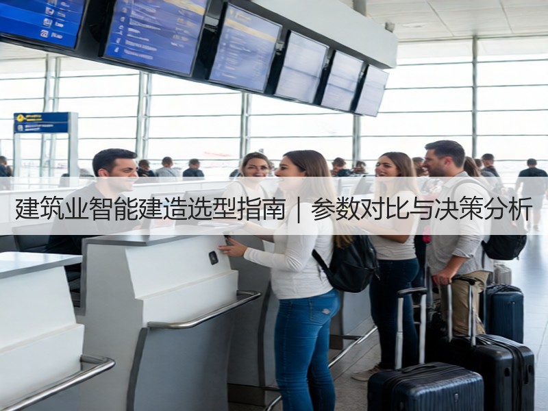 建筑业智能建造选型指南｜参数对比与决策分析