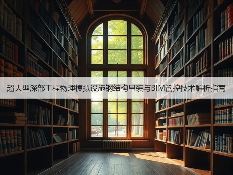 超大型深部工程物理模拟设施钢结构吊装与BIM管控技术解析指南