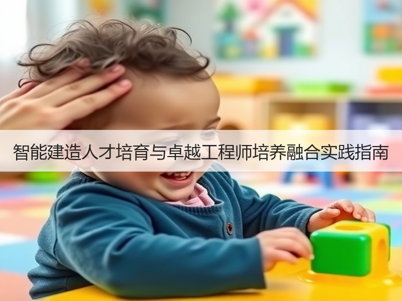 智能建造人才培育与卓越工程师培养融合实践指南