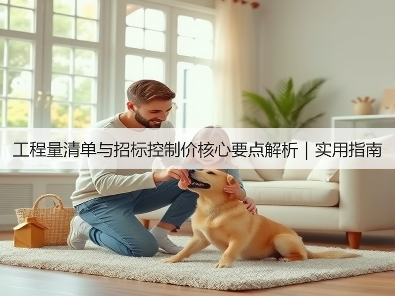 工程量清单与招标控制价核心要点解析｜实用指南