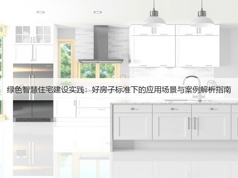 绿色智慧住宅建设实践：好房子标准下的应用场景与案例解析指南