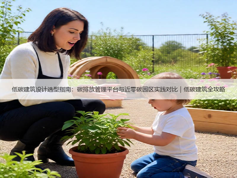 低碳建筑设计选型指南：碳排放管理平台与近零碳园区实践对比｜低碳建筑全攻略