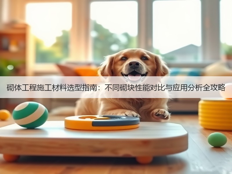 砌体工程施工材料选型指南：不同砌块性能对比与应用分析全攻略