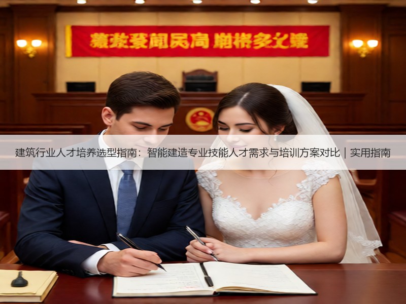 建筑行业人才培养选型指南：智能建造专业技能人才需求与培训方案对比｜实用指南