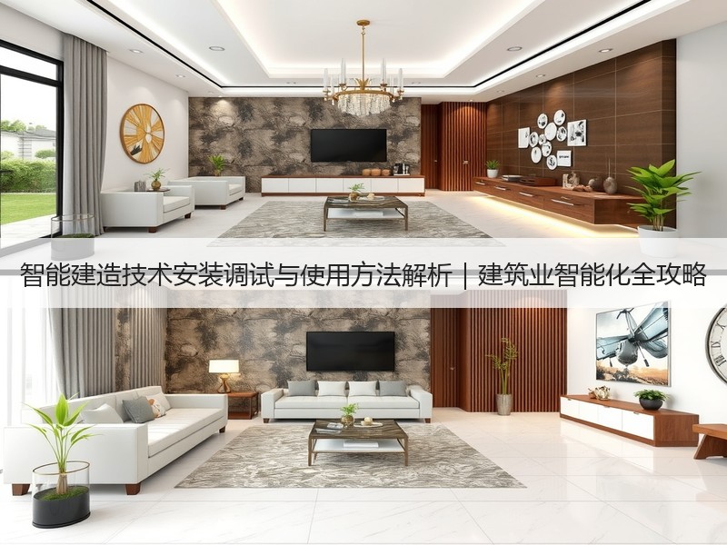 智能建造技术安装调试与使用方法解析｜建筑业智能化全攻略