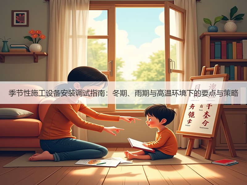 季节性施工设备安装调试指南：冬期、雨期与高温环境下的要点与策略