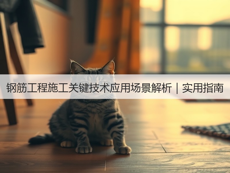 钢筋工程施工关键技术应用场景解析｜实用指南