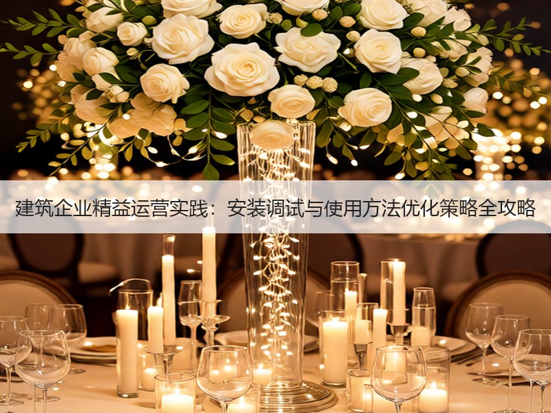 建筑企业精益运营实践：安装调试与使用方法优化策略全攻略