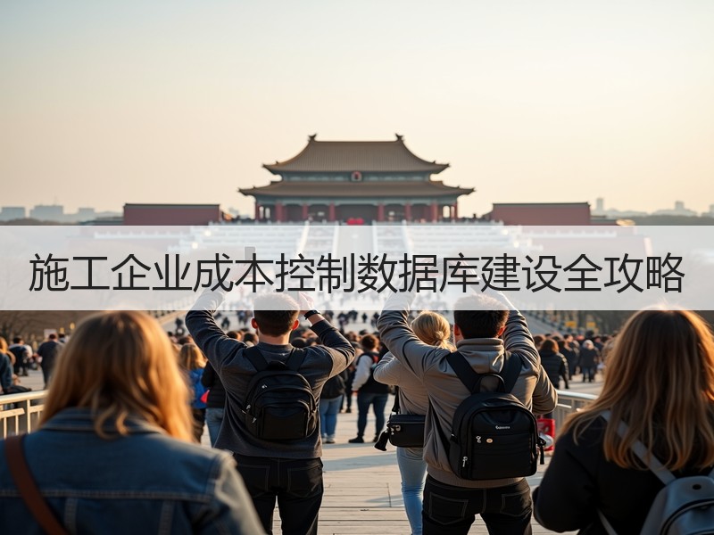 施工企业成本控制数据库建设全攻略