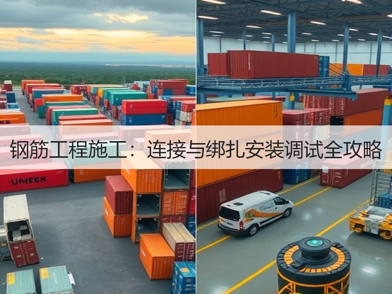 钢筋工程施工：连接与绑扎安装调试全攻略