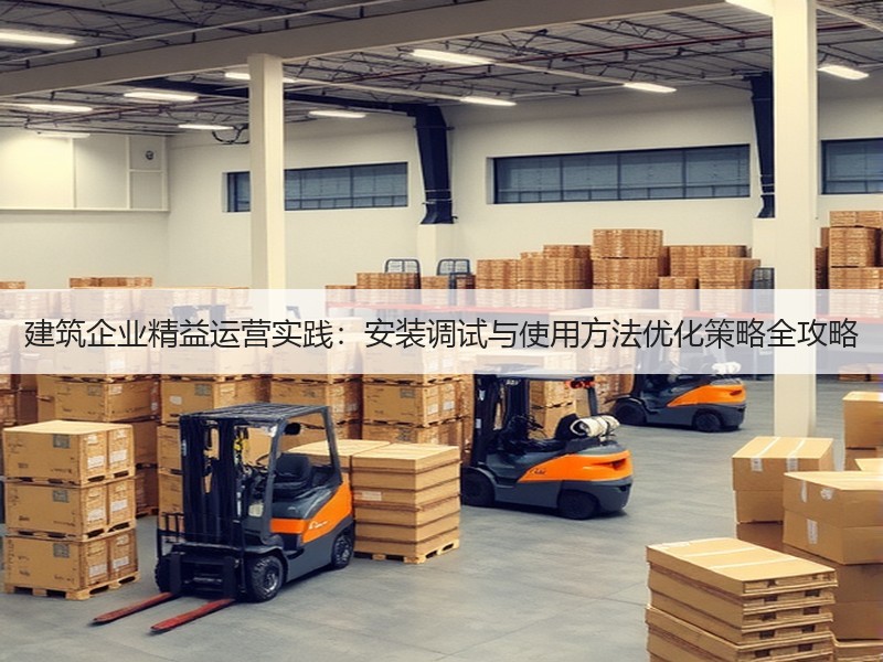 建筑企业精益运营实践：安装调试与使用方法优化策略全攻略