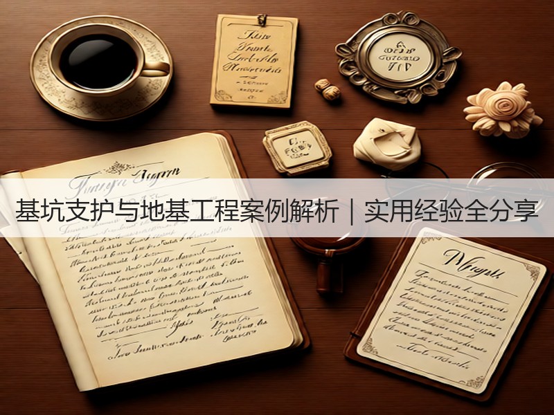 基坑支护与地基工程案例解析｜实用经验全分享