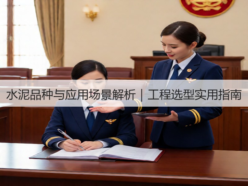 水泥品种与应用场景解析｜工程选型实用指南