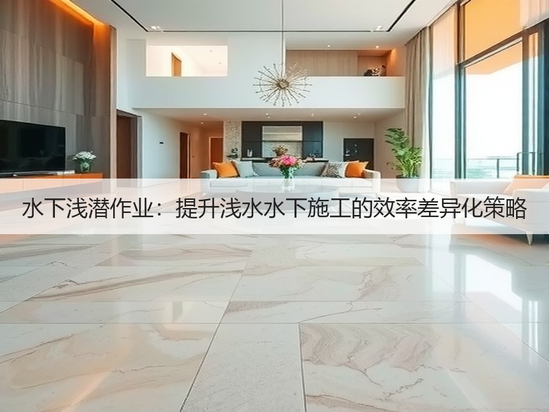 水下浅潜作业：提升浅水水下施工的效率差异化策略