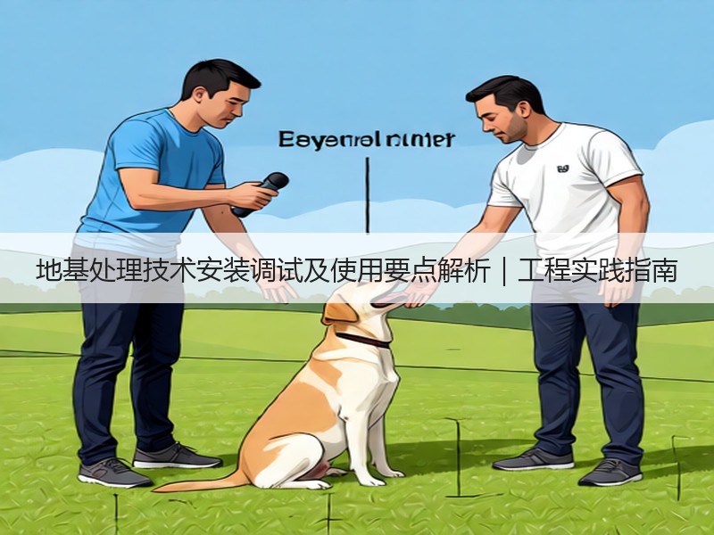 地基处理技术安装调试及使用要点解析｜工程实践指南