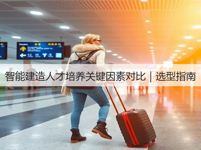 智能建造人才培养关键因素对比｜选型指南