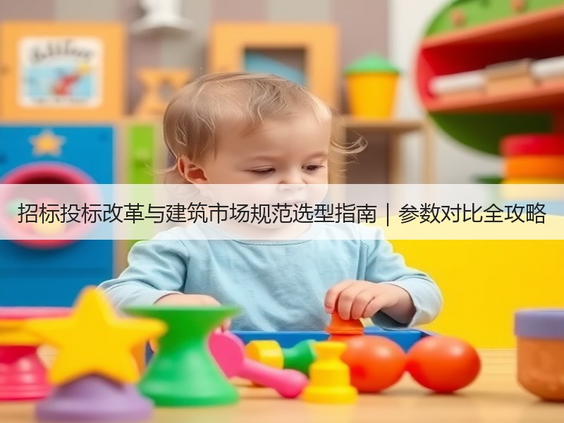 招标投标改革与建筑市场规范选型指南｜参数对比全攻略