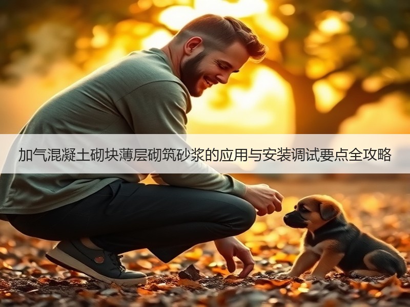 加气混凝土砌块薄层砌筑砂浆的应用与安装调试要点全攻略